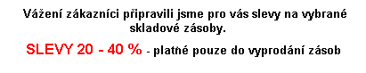 Slevy 20-40%