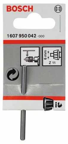 typ ZS14, vnější délka 60 mm, délka klíče 30 mm, průměr klíče 6 mm