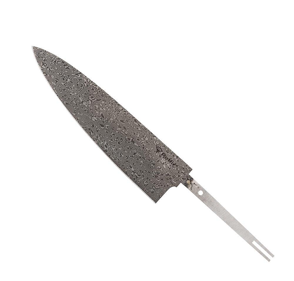malý kuchař je univerzální kuchařský nůž (délka čepele 180 mm, tloušťka čepele 2,2 mm, celková délka 280 mm)